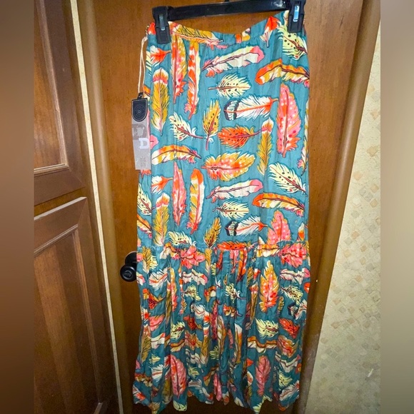 Double D Ranch XS Maxi Tiered Skirt - Yoakum, TX style - Picture 1 of 6